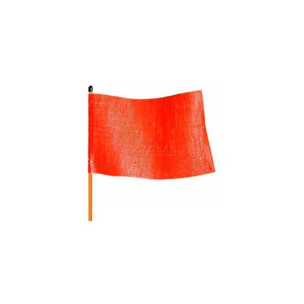 Justrite Light Duty Non-Lighted Warning Whip, Orange FSRR7O-HB - main